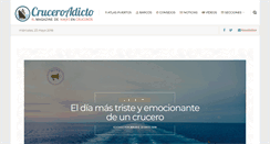 Desktop Screenshot of cruceroadicto.com